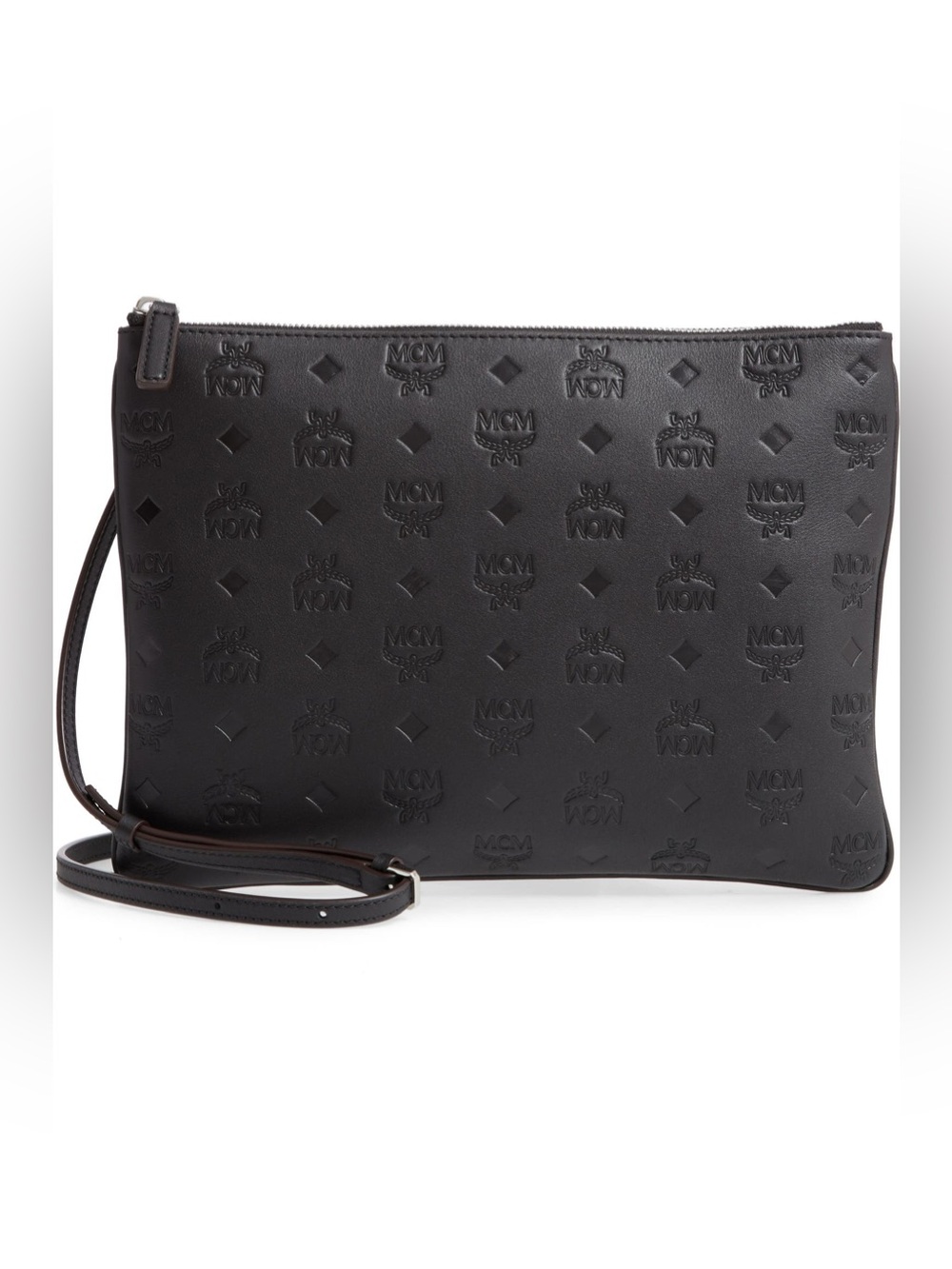 MCM Klara Monogram Calfskin Leather Crossbody Pouch new - Picture 2 of 9